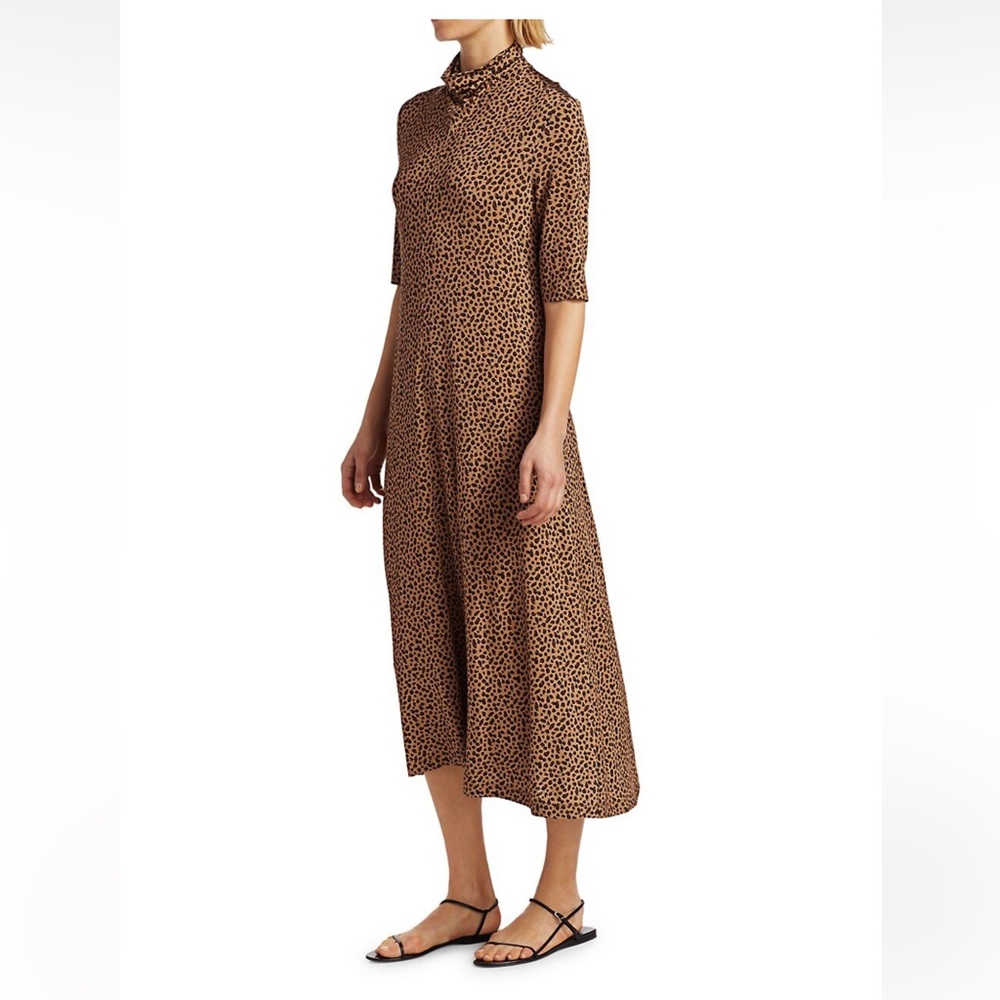 Rosetta Getty Animal Print Long Dress XS Extra Small